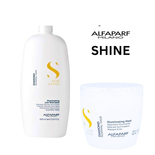ALFAPARF Semi Di Lino Diamond Shampoo & Intense Conditioning hair Mask at mylook.ie