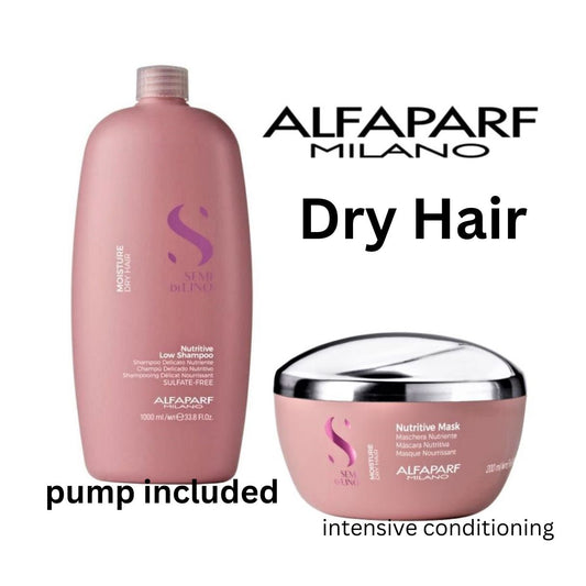 ALFAPARF Semi Di Lino Moisture Shampoo and Mask at mylook.ie