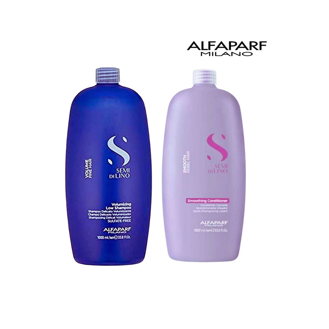 Alfaparf semi di lino volume shampoo and Smoothing conditioner