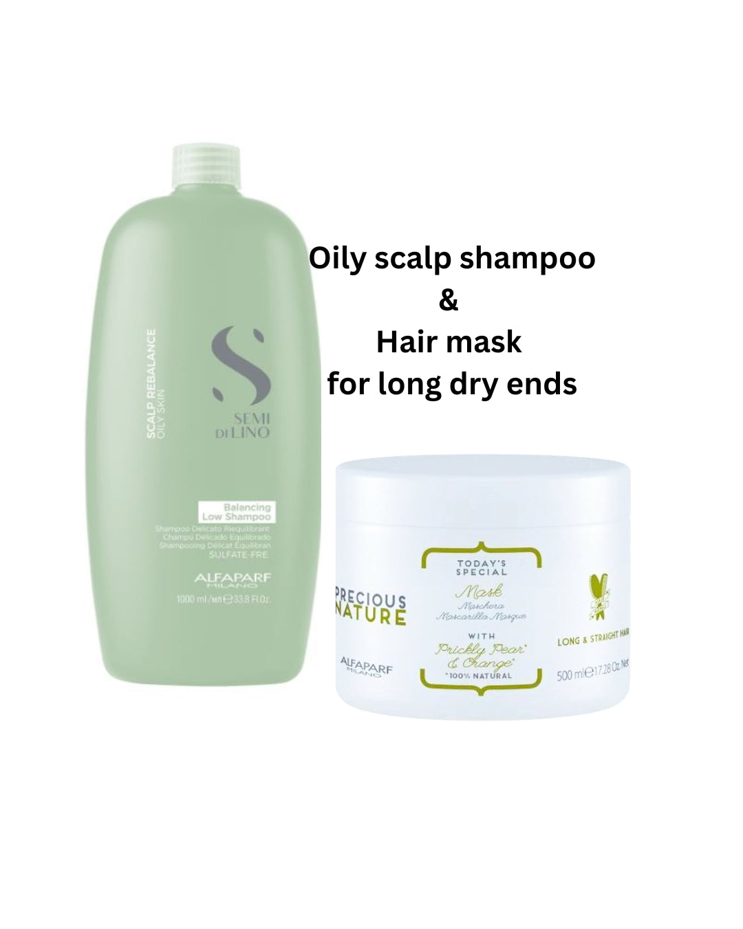 alfaparf shampoo for oily scalp and hair mask
