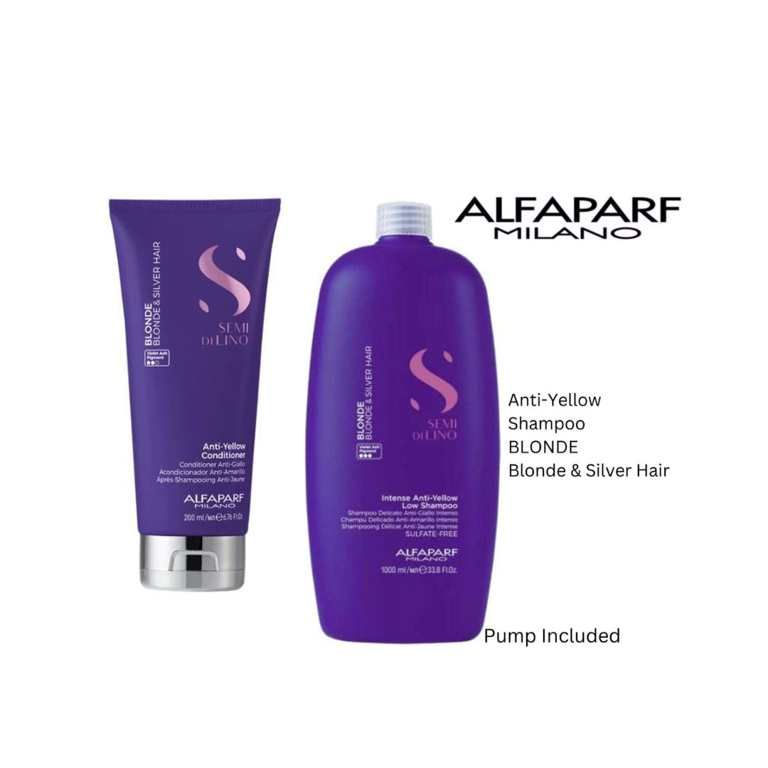 alfaparf-anti-yellow shampoo-1000ml and conditioner at mylook.ie