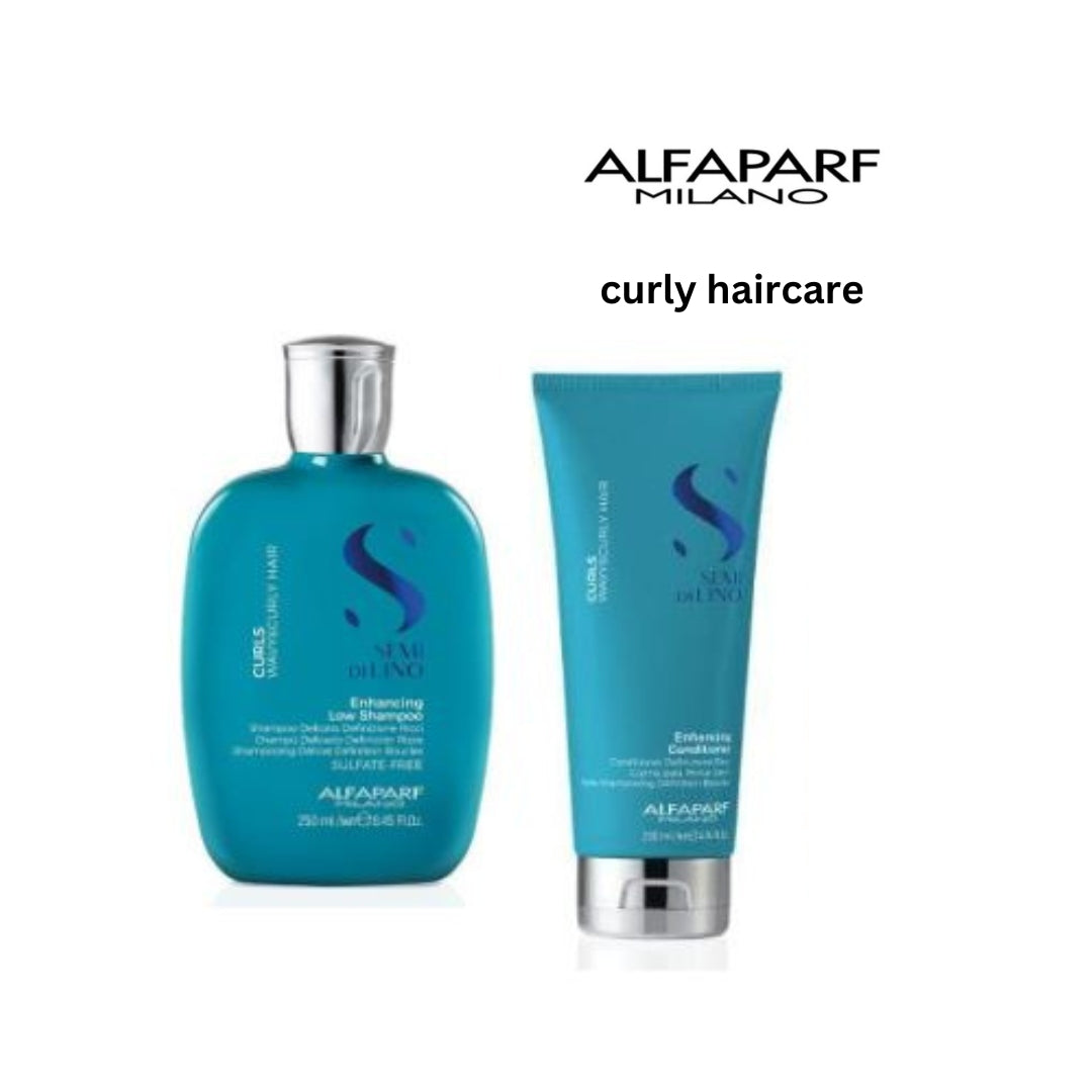 alfaparf semi di lino curly hair shampoo and conditioner