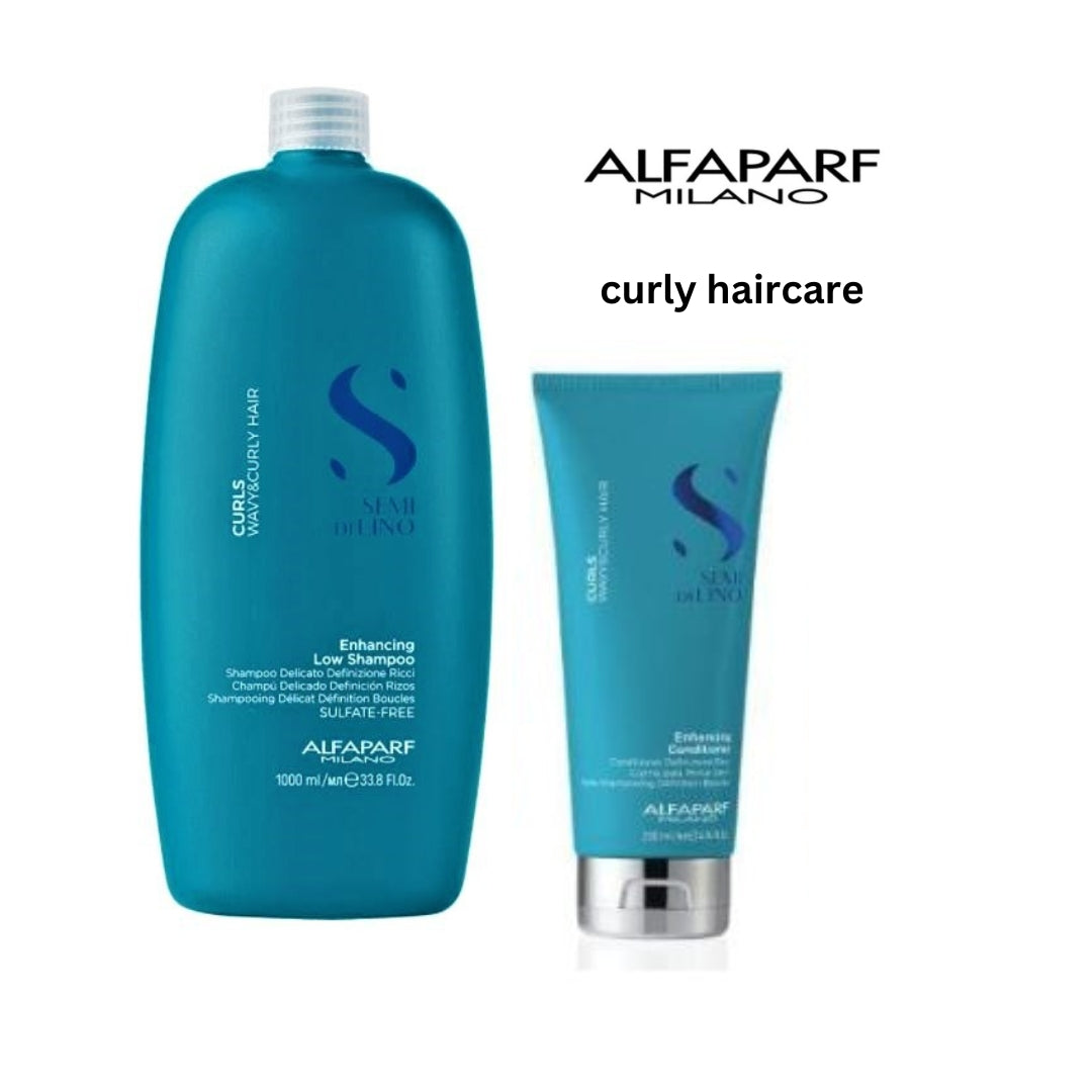 alfaparf semi di lino curly hair shampoo and conditioner