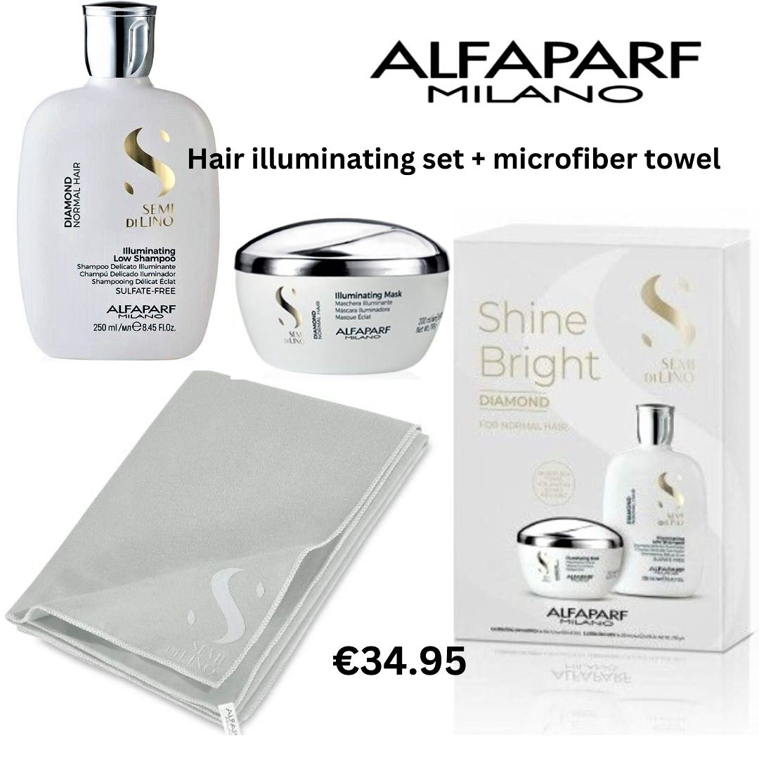 alfaparf semi di lino diamond gift set at mylook.ie