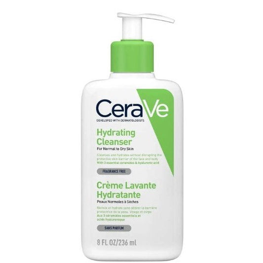CeraVe hydrating cleanser for normal to dry skin with hyalauranic acid fragrance free at MYLOOK.IE