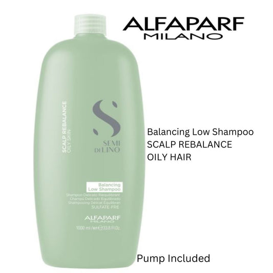 ALFAPARF Semi Di Lino Scalp Rebalance Shampoo oily scalp 1L at MYLOOK.IE