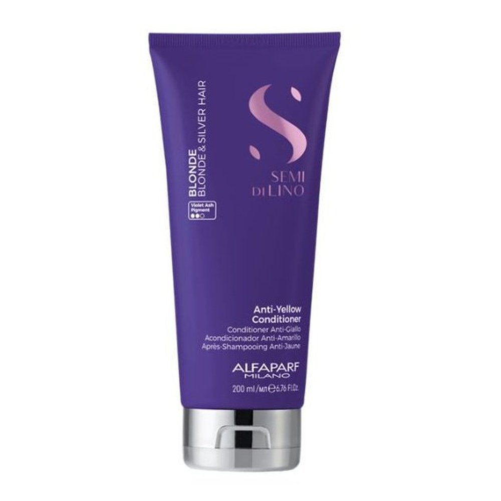 alfaparf ANTI-YELLOW CONDITIONER 200ml for Natural & Bleached Blonde or Silver Hair at MYLOOK.IE
