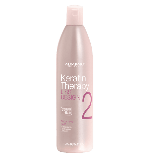 Alfaparf-Milano-keratin-therapy-lisse design-2-smoothing-fluid- formaldehyde free available at mylookie with free shipping on all orders