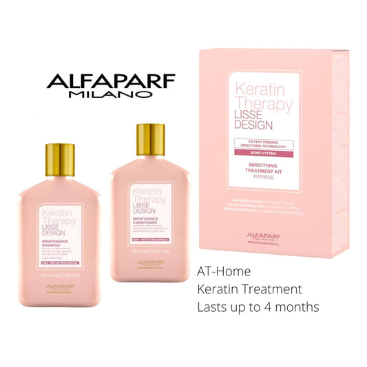 alfaparf keratin at home smoothing treatment kit & shampoo & conditioner at mylook.ie