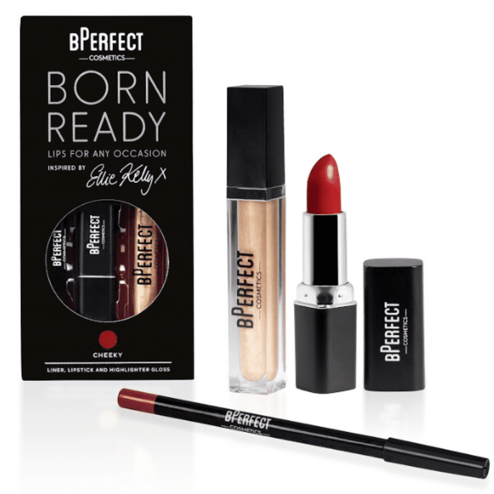 BPERFECT COSMETICS BORN READY Lips For Any Occasion CHEEKY with lipliner, lipstick and gloss - Mylook.ie