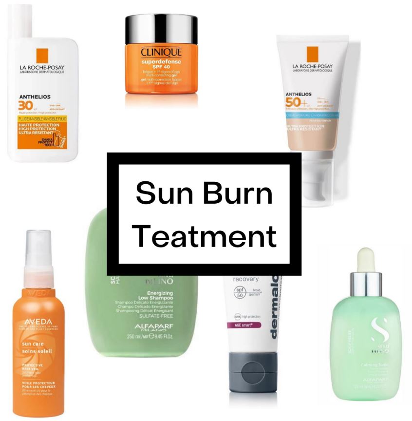 Sun Burn Treatments for Skin and Scalp