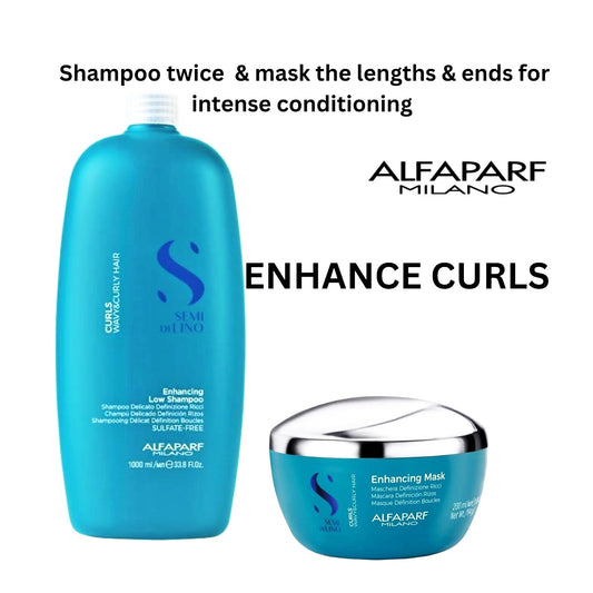 ALFAPARF Curl Enhancing Shampoo 1L & Mask 200ml