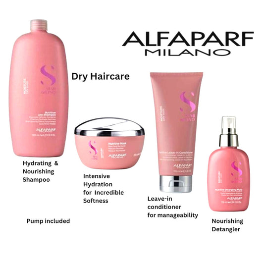 alfaparf moisture shampoo mask conditioner and detangling fluid for dry hair at mylook.ie
