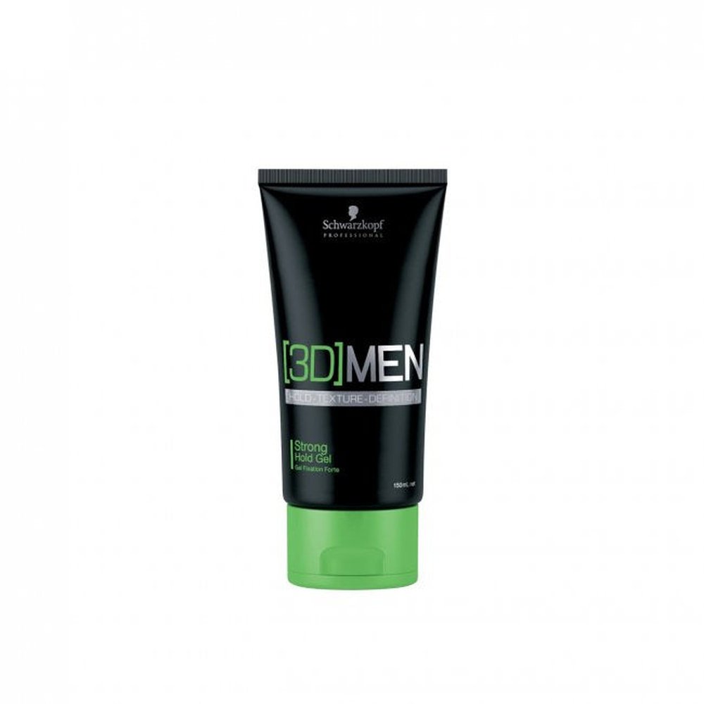 Schwarzkopf [3D]Men Strong Hold Gel is a shiny finish styling gel ideal to create defined shapes as well as structured looks. The gel offers strong hold, for a long-lasting look - suitable for all hair types. Galway Ireland Free Shipping MYLOOK.IE