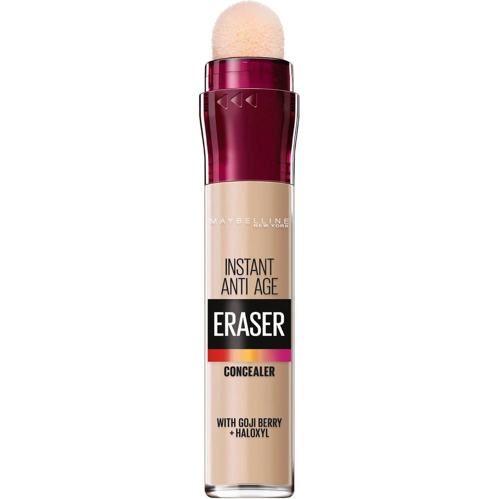 Maybelline Eraser Eye Concealer is a iconic, fan favourite concealer that has coloured pigments that perfect the under eye area, covering flawlessly. A hectic social life or lack of sleep can wreak havoc on the eye area – but say goodbye to dark circles and fine lines with Eraser Eye! 01 light. Galway Ireland Free Shipping. MYLOOK.IE