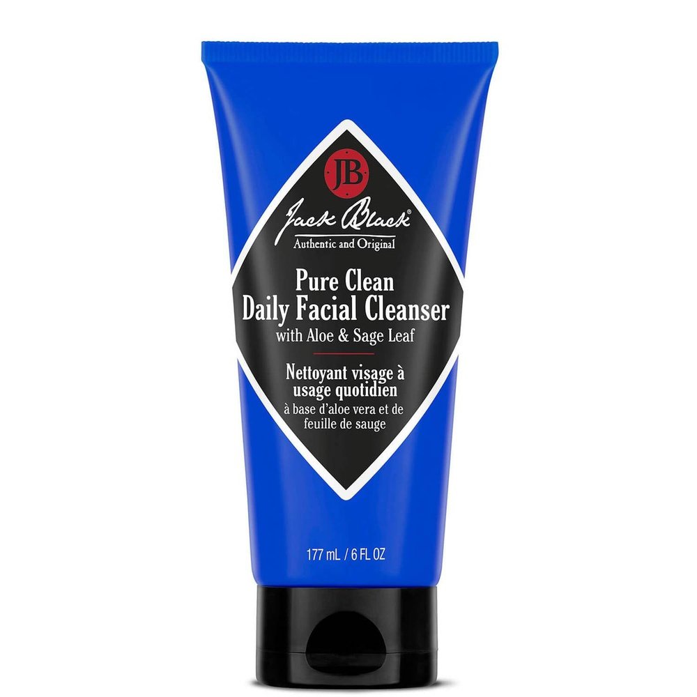Jack Black Pure Clean Daily Facial Cleanser is a 2-in-1 facial cleanser and toner that removes dirt and oil for smooth shave-ready skin men’s skincare Galway Ireland Free Shipping MYLOOK.IE