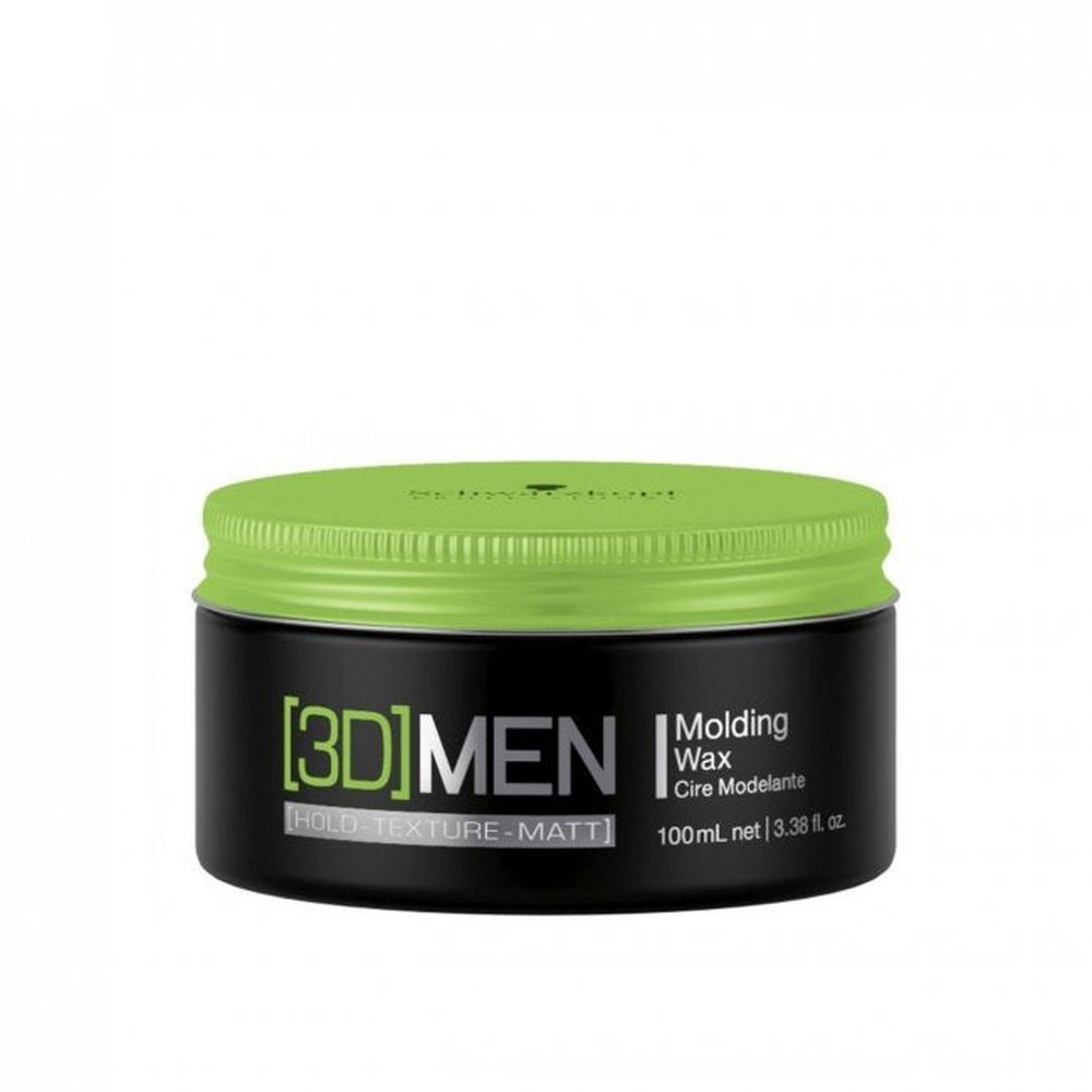 Schwarzkopf [3D]Men Molding Wax 100ml is a styling cream wax that allows maximum moldability all the while lending the hair a natural shine finish. Galway Ireland Free Shipping MYLOOK.IE