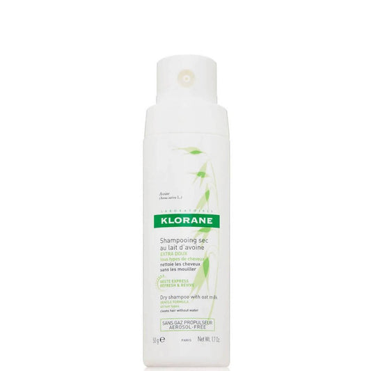 KLORANE Eco Friendly Dry Shampoo with Oat Milk refreshes the look and feel of you hair. This plant-based dry shampoo helps to absorb excess oils, dirt and odours from the roots through to the lengths of your locks, leaving strands with a clean, fresh and voluminous appearance. Galway Ireland Free Shipping MYLOOK.IE