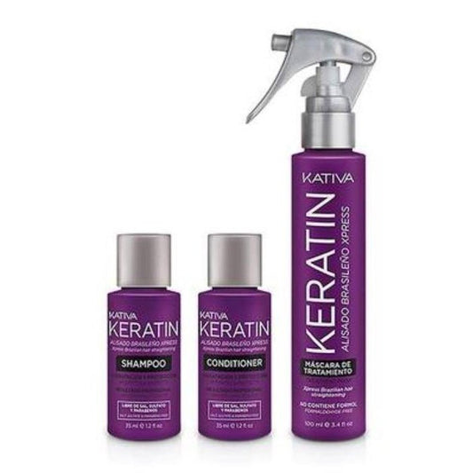 Kativa Keratin Brazilian Hair Straightening Set freeshipping - Mylook.ie