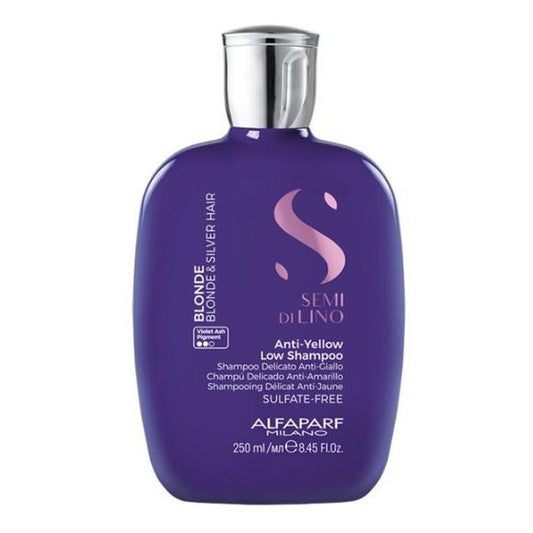 ALFAPARF ANTI-YELLOW SHAMPOO 250ml for Natural & Bleached Blonde or Silver Hair at mylook.ie