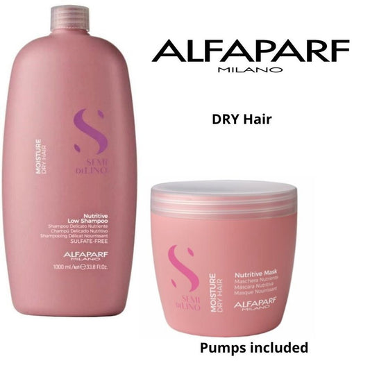 Alfaparf Semi Di Lino Moisture_nutritive shampoo and mask at MYLOOK.IE