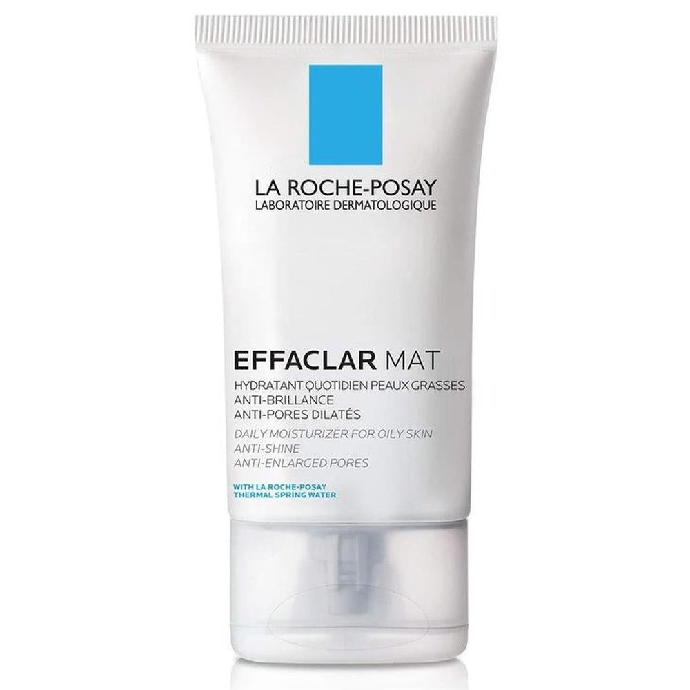 La Roche-Posay Effaclar MAT+ Moisturiser is a mattifying, daily moisturiser for oily skin prone to excessive shine. Galway Ireland Free Shipping MYLOOK.IE