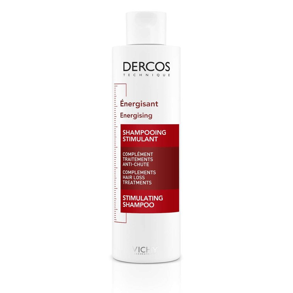 Vichy Dercos Energising Shampoo is an anti-hairloss shampoo that reinforces and nourishes hair from the root leaving the hair feeling nourished and revitalised. 200ml. Galway Ireland Free Shipping MYLOOK.IE