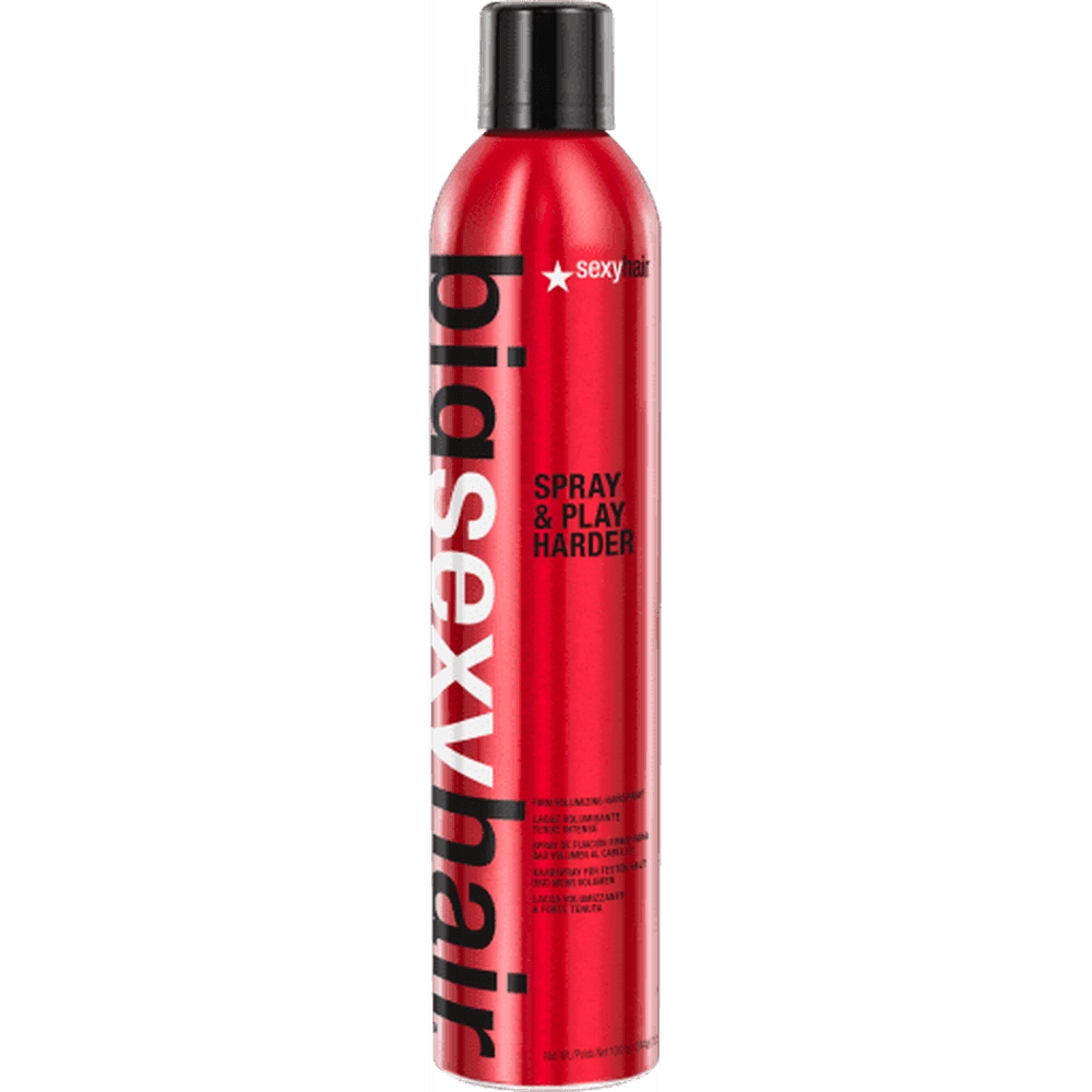 Sexy Hair Spray & Play gives your hair incredible volume, lift and hold. This firm, quick-drying volumising spray leaves hair manageable and shiny while defending it from harmful UV rays. Galway Ireland Free Shipping MYLOOK.IE