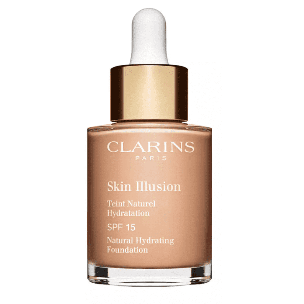 CLARINS SKIN ILLUSION Natural Hydrating Foundation SPF15, 30ml freeshipping - Mylook.ie