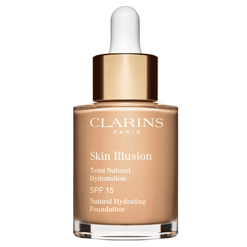 CLARINS SKIN ILLUSION Natural Hydrating Foundation SPF15, 30ml freeshipping - Mylook.ie