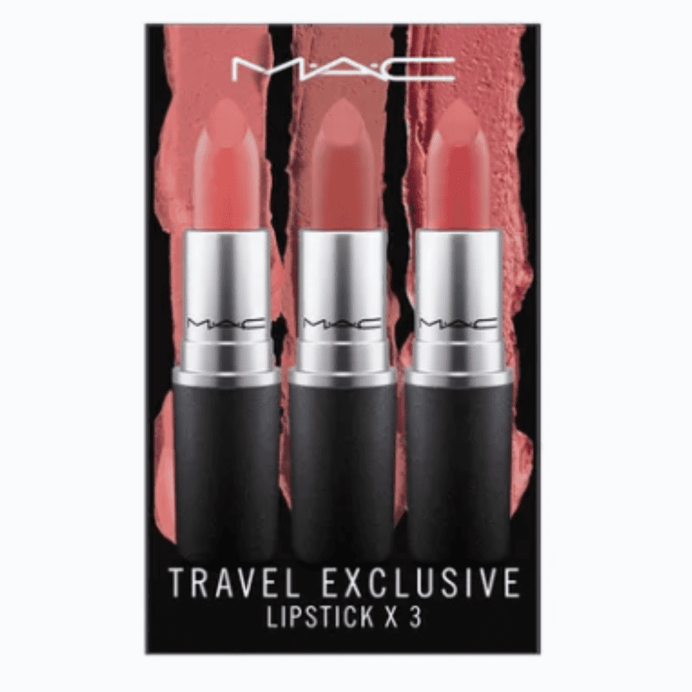 MAC TRAVEL EXCLUSIVE LIPSTICK X 3 -  See Sheer, Velvet Teddy & Brick-o-la. freeshipping - Mylook.ie