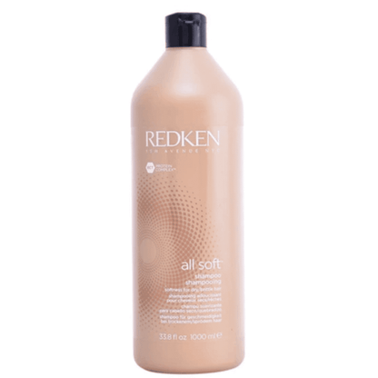 Redken All Soft Shampoo 300ml / 1L (Suitable for Normal to Dry Hair) freeshipping - Mylook.ie