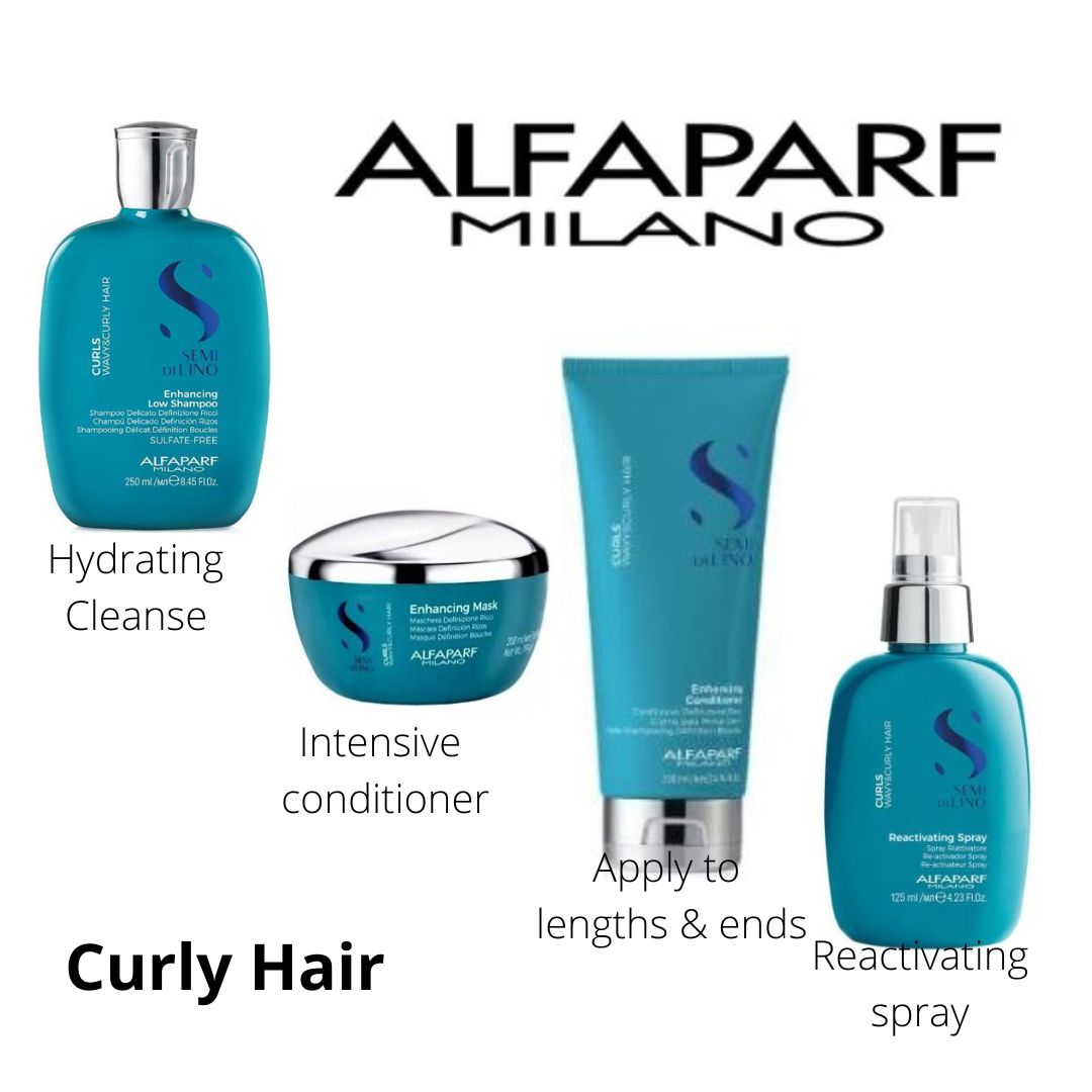 ALFAPARF Curl Enhancing haircare shampoo, mask, conditioner & spray at MYLOOK.IE ean: 8022297111278