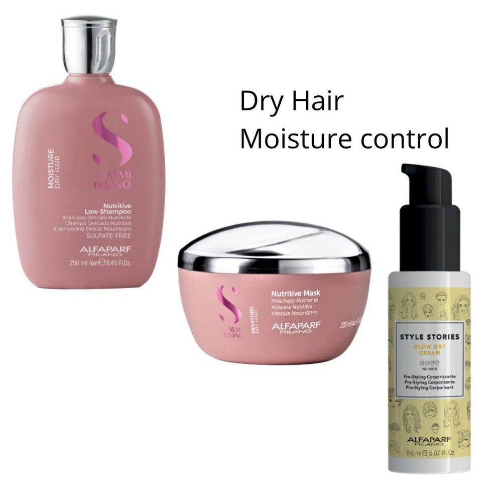 ALFAPARF Dry Hair Moisture Control Haircare Bundle