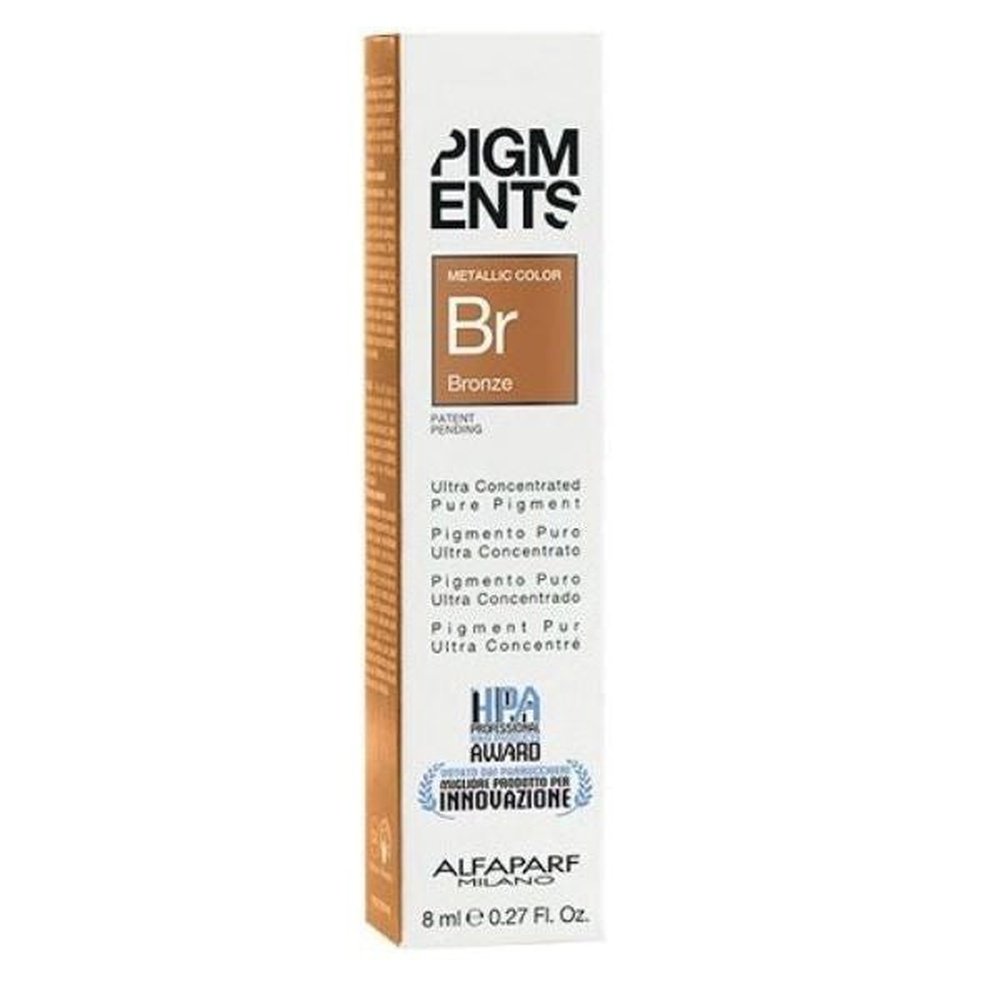 ALFAPARF MILANO Pigments Br Bronze Metallic Colour Ultra concentrated pure pigment at  MYLOOK.IE ean: 8022297024400