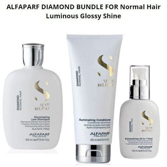 Alfaparf semi di lino shampoo, conditioner and all in one  shine fluid  at mylook.ie