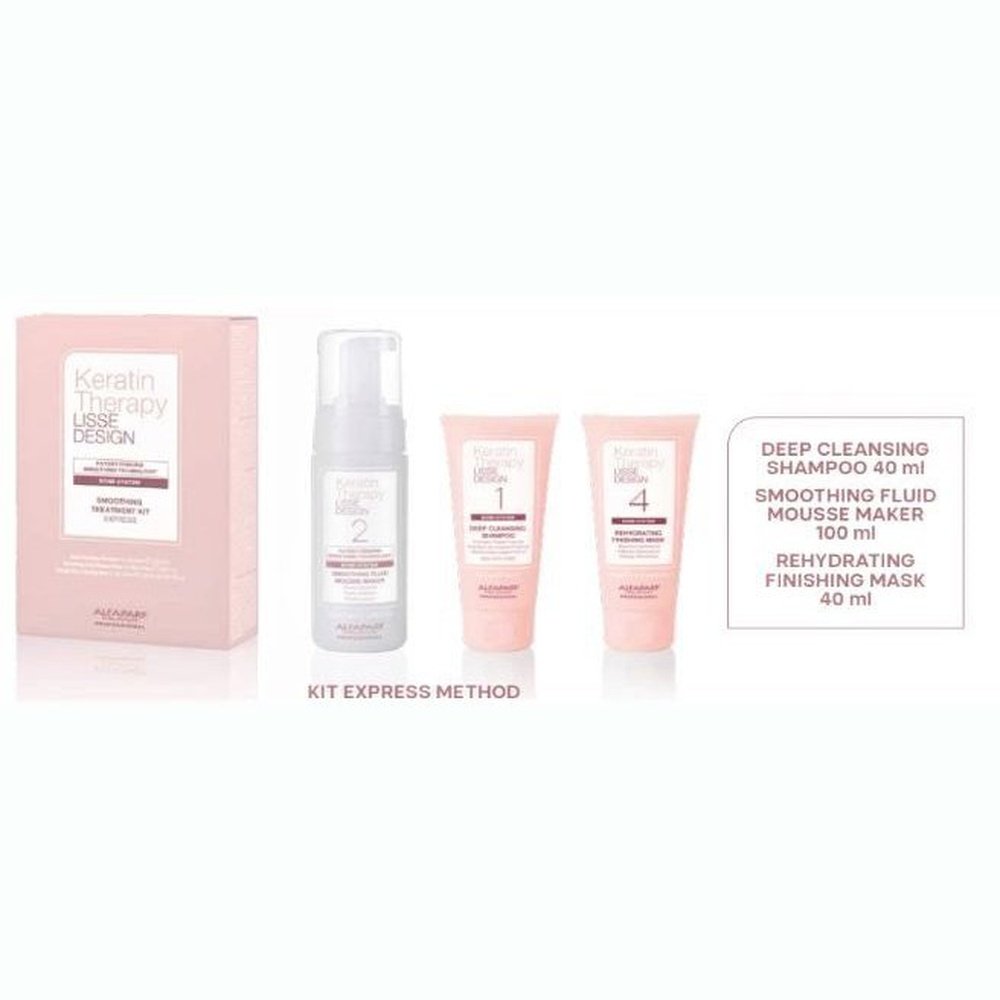 ALFAPARF Lisse Design Keratin Therapy Express Smoothing Method Kit NEW FORMULA at MYLOOK.IE