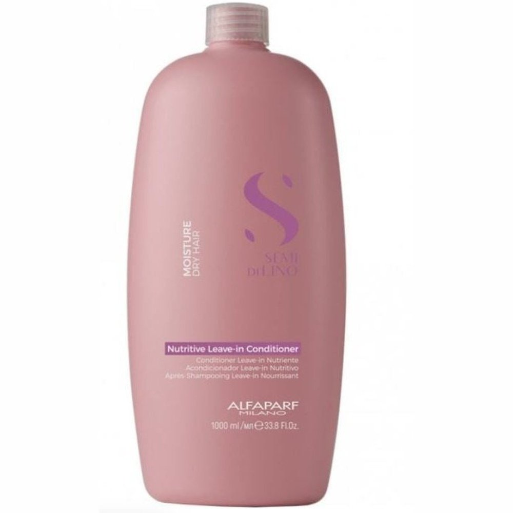 ALFAPARF SEMI DI LINO MOISTURE LEAVE-IN CONDITIONER mylook.ie 1L with pump included