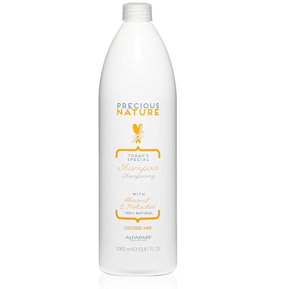 alfaparf milano precious nature coloured shampoo 100% natural haircare product 1L mylook.ie ean: 8022297032832 pump included