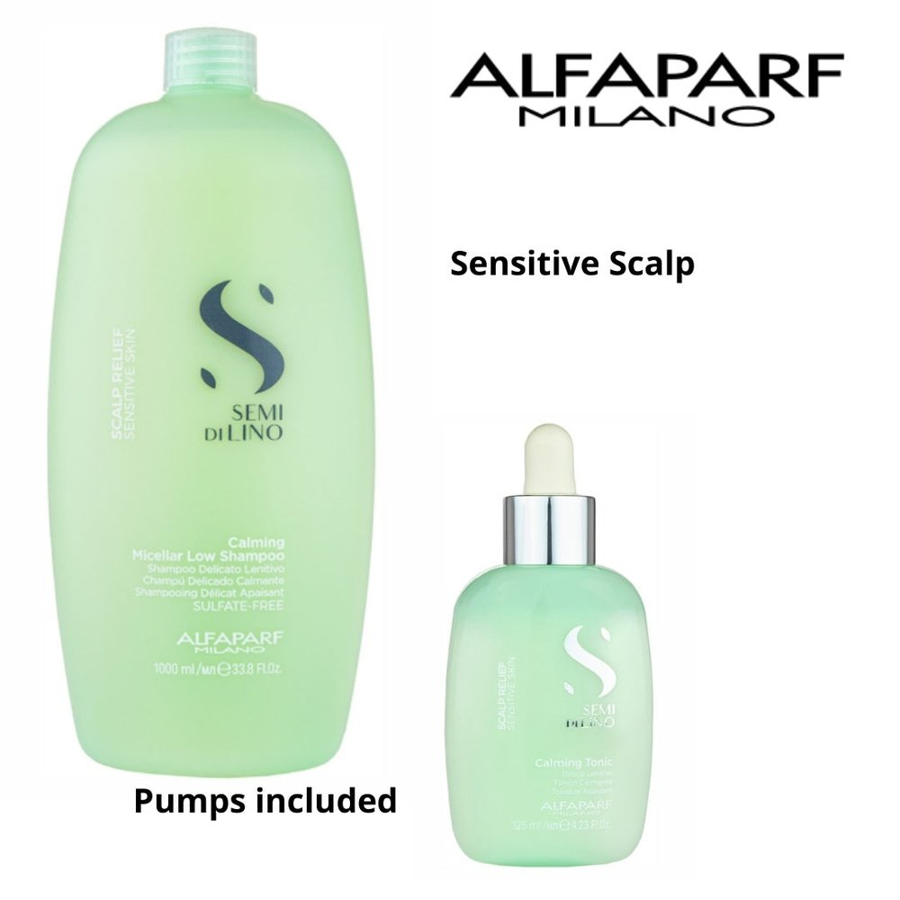 ALFAPARF DRY SCALP RELIEF Calming Shampoo & TONIC BUNDLE mylook.ie ean: 8022297096636 itchy irritated scalp relief  or psoriasis