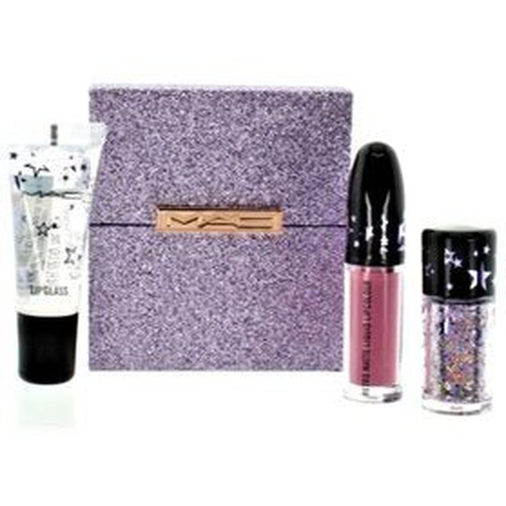 MAC Pink Purple Lip Make Up Set - Shining Moment Kit