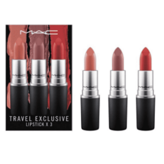 MAC TRAVEL EXCLUSIVE LIPSTICK X3 Deep toned; Mocha, Whirl and Dubonnet freeshipping - Mylook.ie