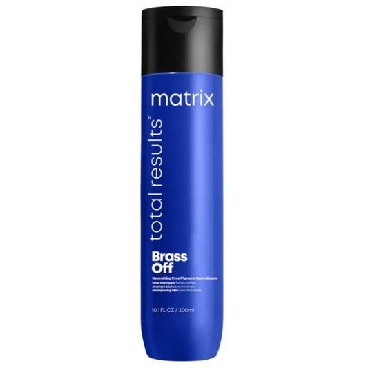 Matrix Total Results Brass Off Brunette Neutralizing Blue Shampoo for Lightened Brunette Hair 300ml