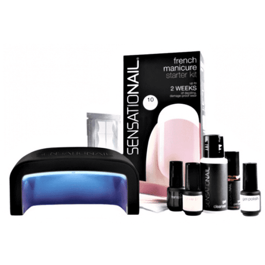 SENSATIONAL Home Gel Nail Polish French Manicure Starter kit LOTE (6PC) freeshipping - Mylook.ie